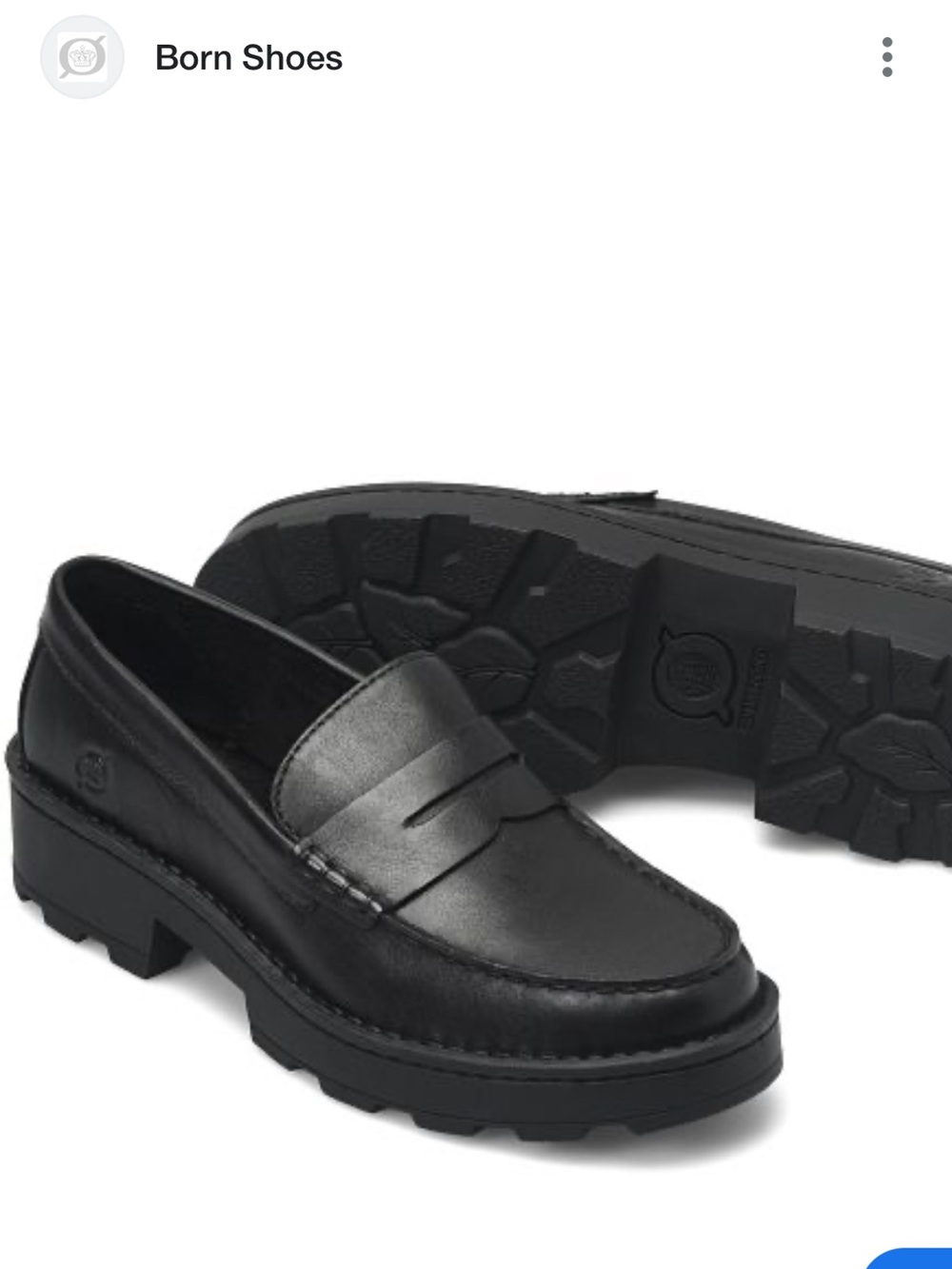 NEW Born Carrera Leather Penny Loafers